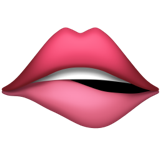 Символ за прехапване на устните U+1FAE6