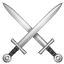 Кръстосани мечове U+2694