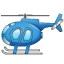 Хеликоптер емоджи U+1F681