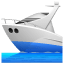 Моторна лодка емоджи U+1F6E5