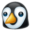 Пингвин емоджи Whatsapp U+1F427