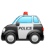 Полицейска кола емоджи U+1F693